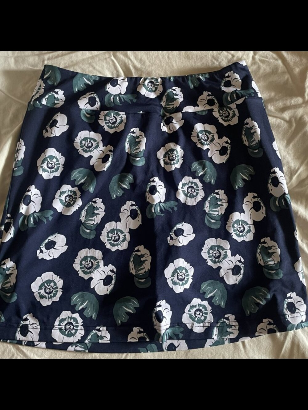 Navy Floral Golftini Women’s Golf Skort Size L – Athletic Skirt – Golf Tennis